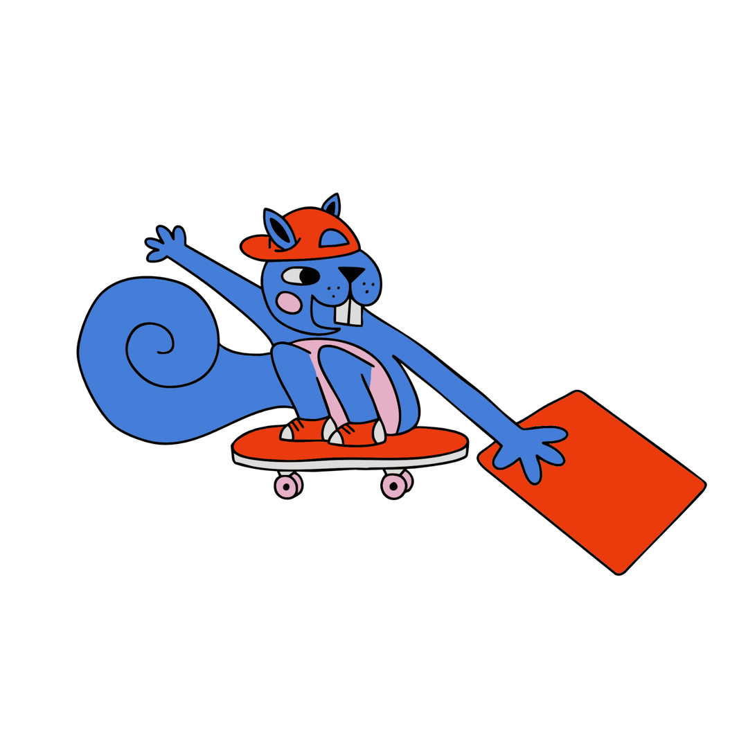 Decorative scrolling graphic